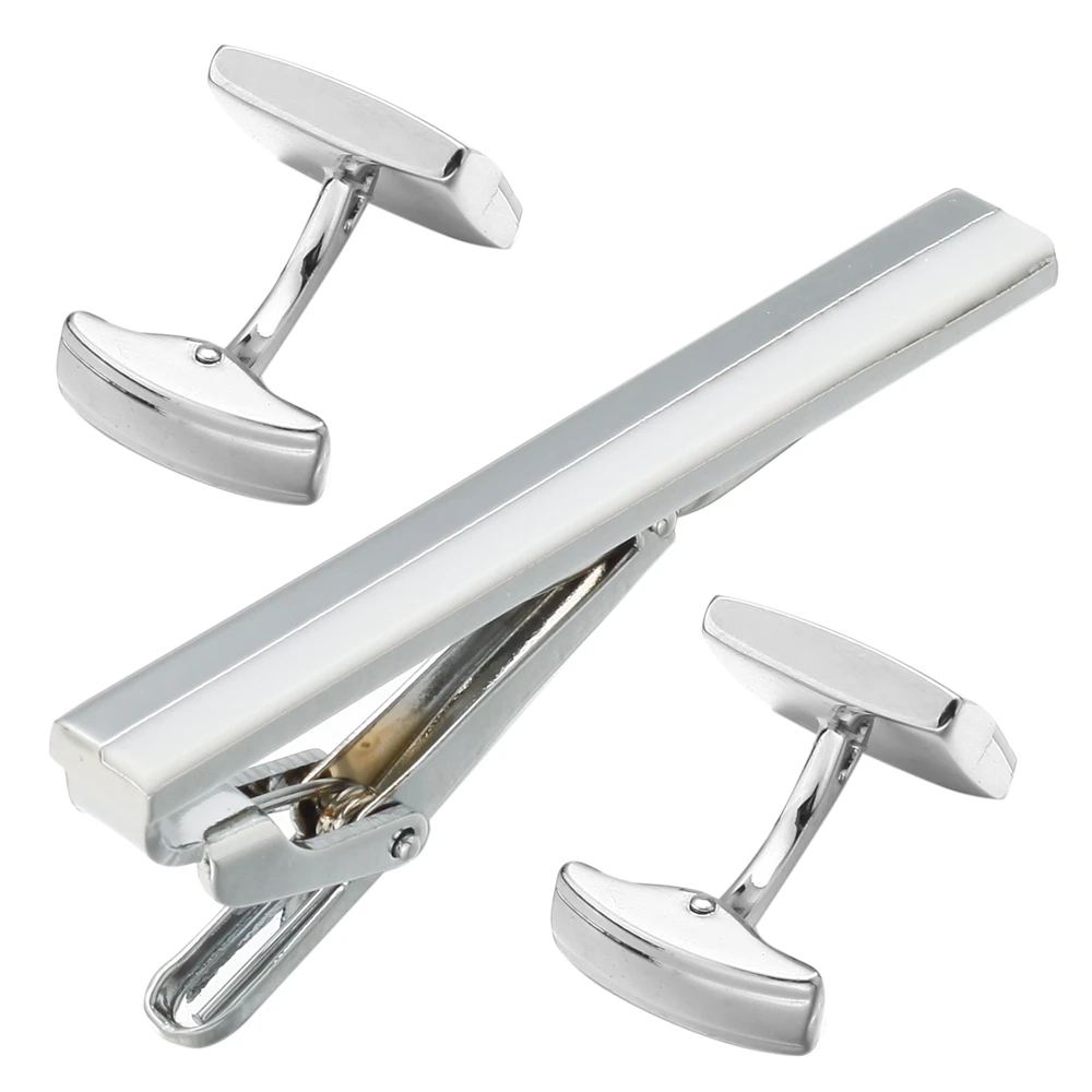 MMS брендовые черные запонки для рубашек мужские зажимы галстуков наборы свадьбы