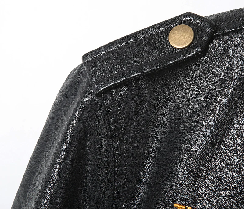 Брендовая кожаная мотоциклетная куртка мужские кожаные куртки мужская