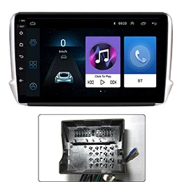 9 дюймов 2.5D ips Закаленное HD мультисенсорный экран Android 8,1 NAVI для peugeot 2008- с Bluetooth USB wifi Поддержка SWC - Цвет: 2008 power plug