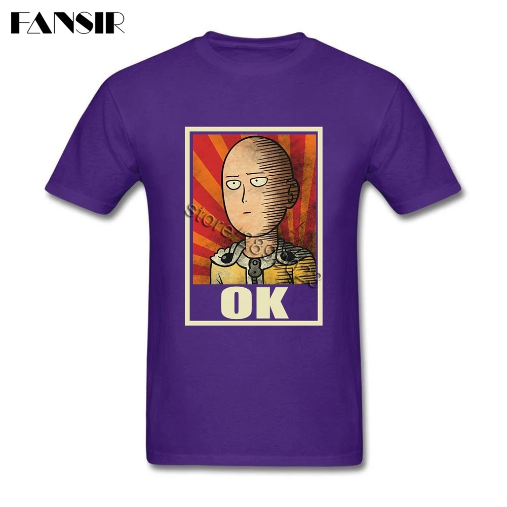 Футболка Swag One Punch Man Мужская футболка с коротким рукавом и круглым вырезом