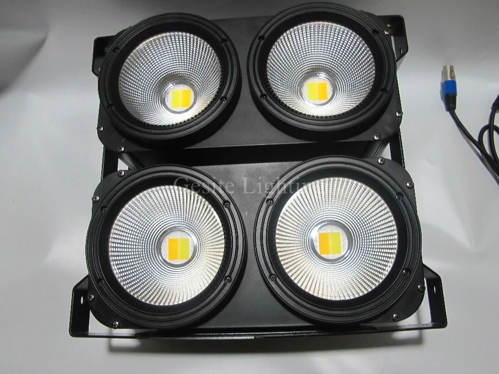 4x100 Вт COB RGB Led матрица Blinder светильник авто звук DMX512 сигнальный сценический фон
