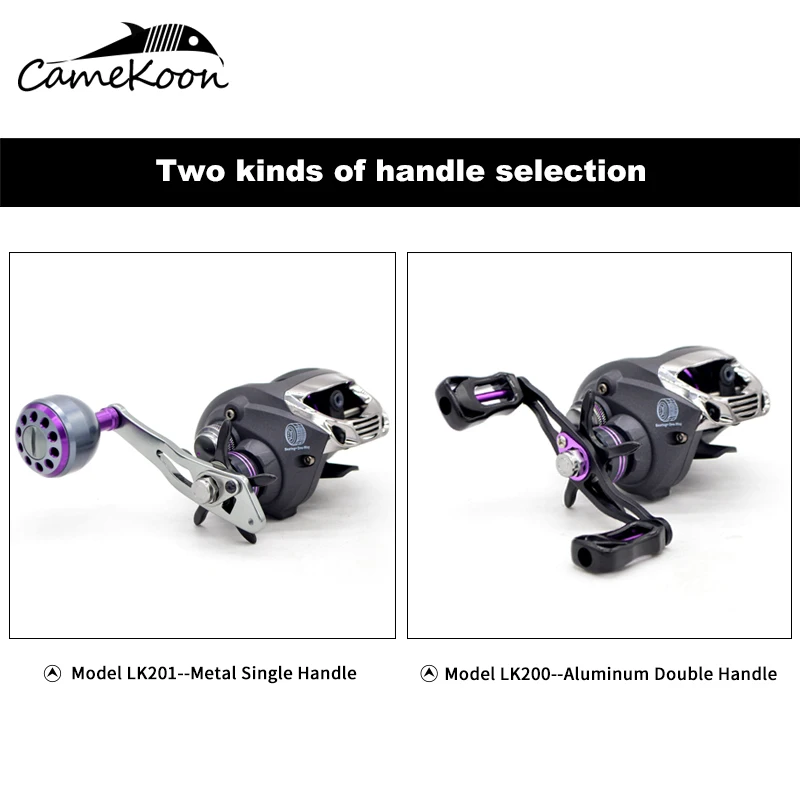 CAMEKOON VIKING Baitcasting Fishing Reel 6KG Max Drag 12+1 Bearings 6.3:1 Smooth Low Profile Baitcaster Reel