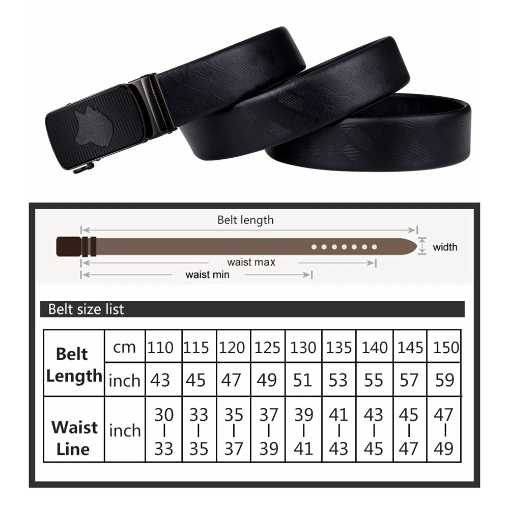 BK 2072 Barry. Wang золотые ремни с тигром и автоматической пряжкой мужские из