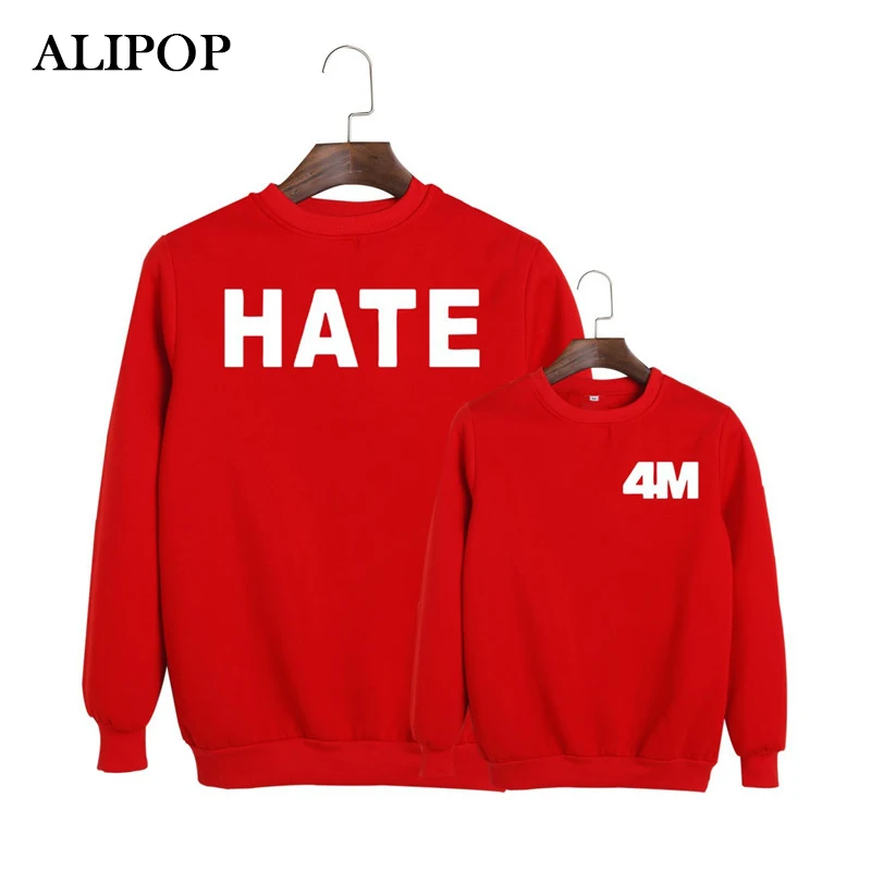 KPOP Корейская мода 4 минутный альбом Act7 HATE MV Cotton толстовки K pop пуловеры свитшоты
