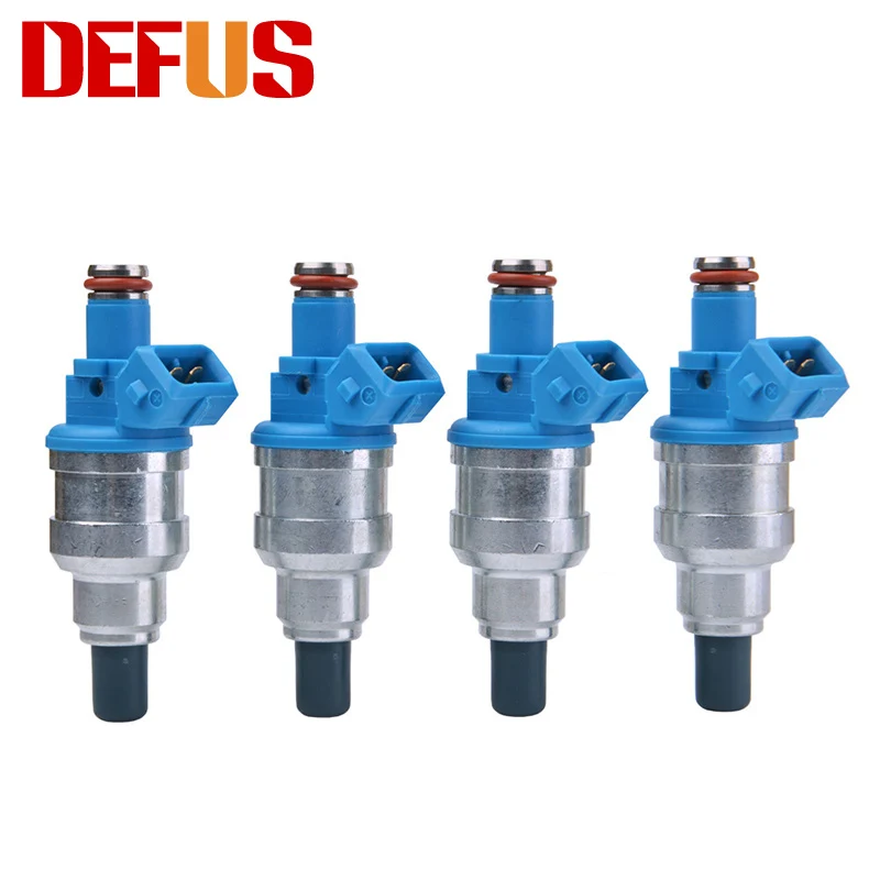 

4 PCS DEFUS 650CC Fuel Injector High Flow Volume Injection For Racing Modified Cars B16 B18 B20 D16 D18 F22 H22 H22A Car-styling