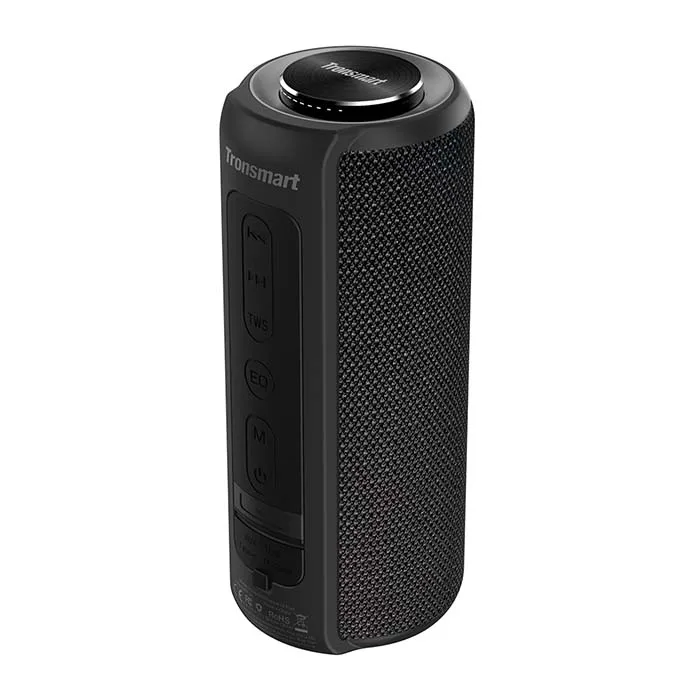 Black Tronsmart T6 Plus Bluetooth динамик 40 Вт глубокий бас Bluetooth 5,0 Саундбар с IPX6 Водонепроницаемый внешний аккумулятор функция для устройств - Цвет: Black