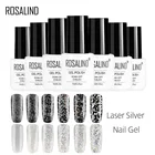 ROSALIND Gel 1S 7 мл лазерный Серебряный набор гель-лаков для наращивания ногтей искусственный дизайн для маникюра