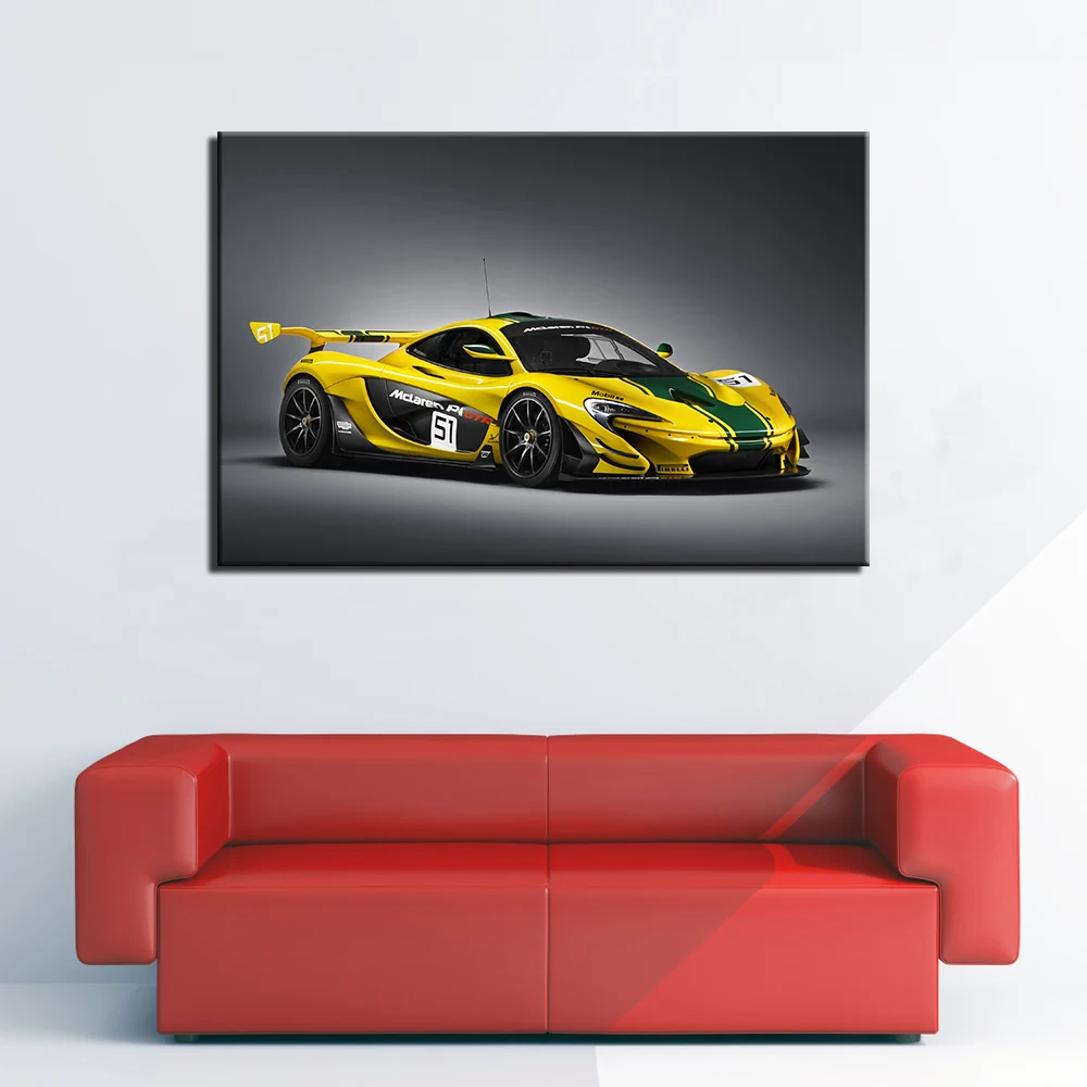 Mclaren P1 супер автомобильный постер принт для домашнего декора настенная живопись