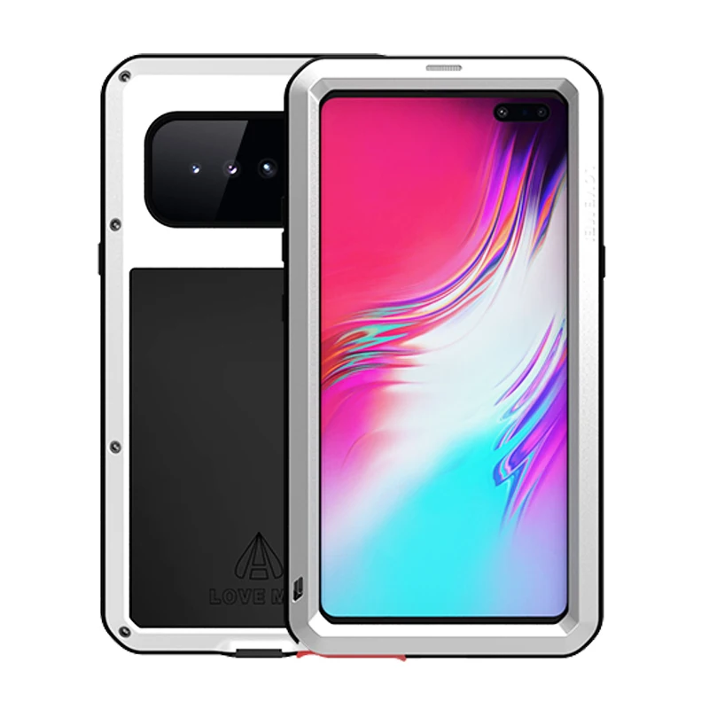 Silver Открытый спортивный противоударный бронированный чехол для samsung Galaxy S10 Plus S10E 5G 360 Полный корпус защитный чехол для samsung S10E чехол E o - Цвет: Silver