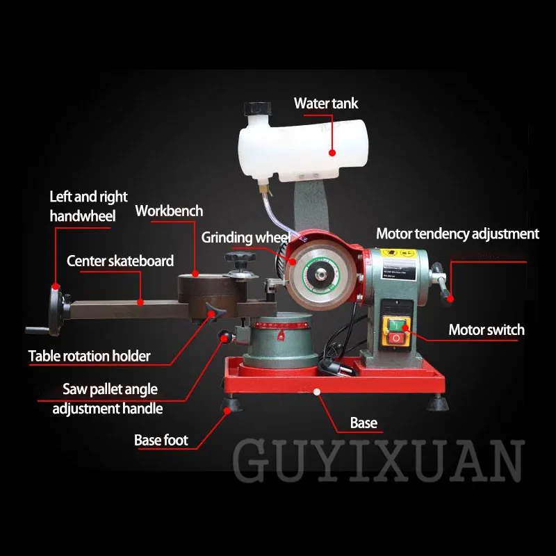ЛМС Деревообработка сплава лезвие пилы шлифовальный станок 220V 370W небольшой