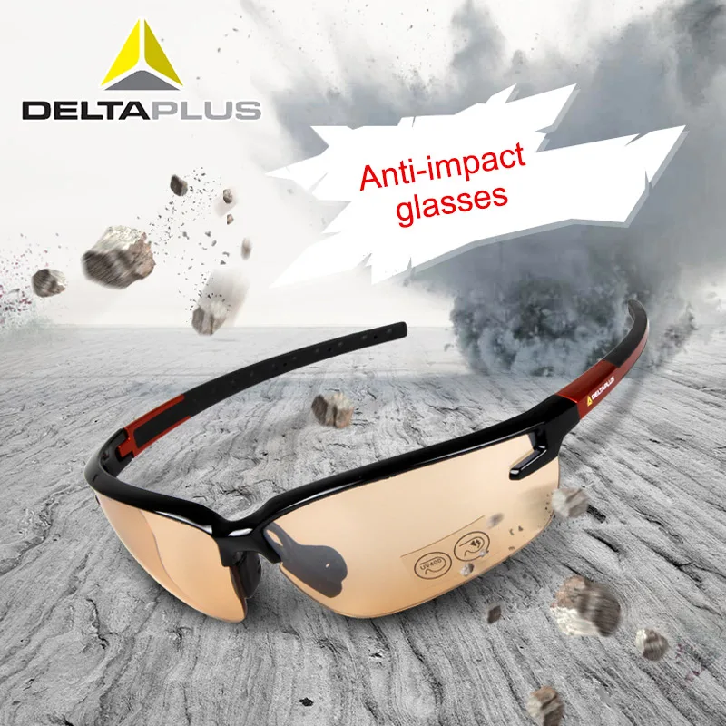 

Deltaplus 101110 защитные очки для улицы пылезащитные песочные ветрозащитные очки, защищающие от УФ-излучения защитные очки для верховой езды
