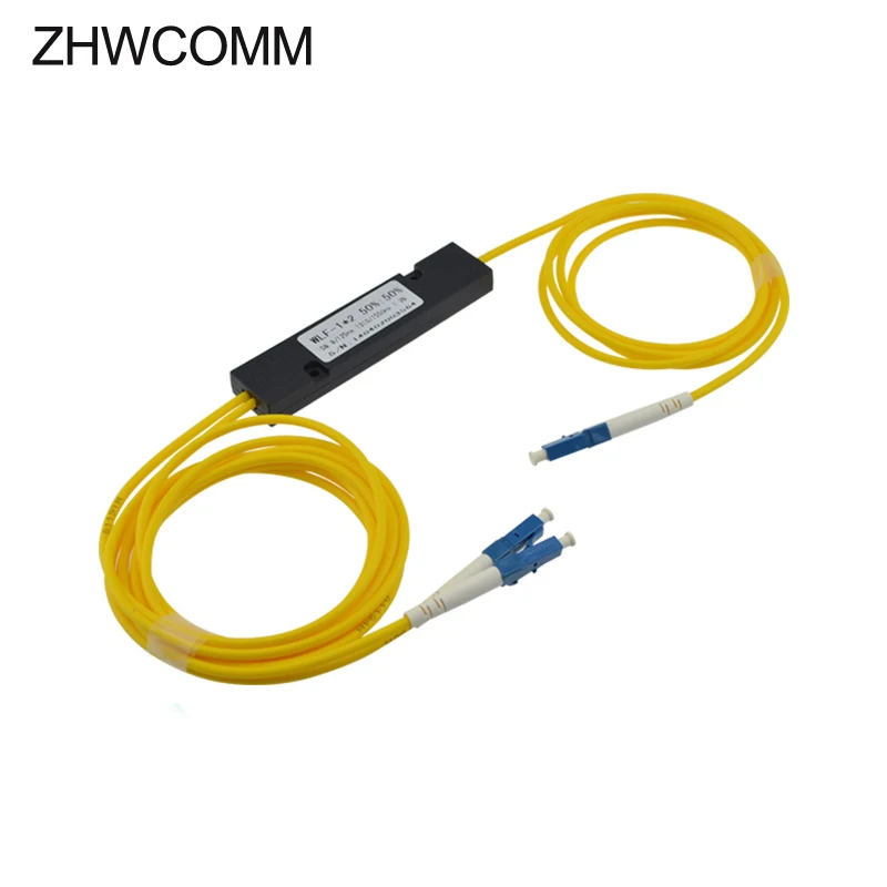 ZHWCOMM 10 шт. LC UPC 1X2 оптоволоконная лампа одномодовый Одномодовый Оптический