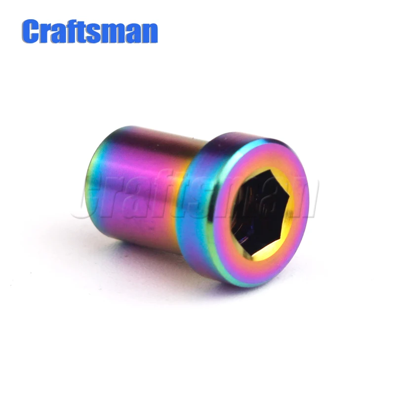 Craftsman titanium Ti GR5 13 мм/15 мм/17 мм/23 мм/25 мм/33 мм встраиваемые велосипедные тормозные болты Зажимная гайка для MTB/шоссейного велосипеда
