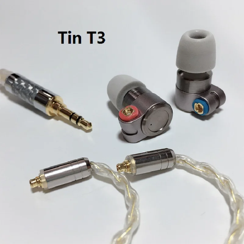 TinHIFI TIN Audio T3 Наушники вкладыши 1DD + 1BA Knowles гибридные наушники HiFi металлические 3 5 мм