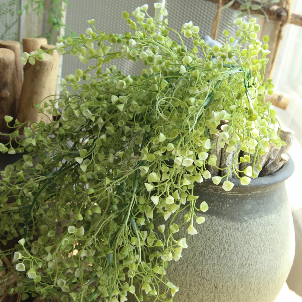 Искусственный цветок из шелка лоза висячая гирлянда растение для домашнего сада