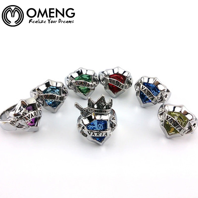 Omeng Горячая Аниме Katekyo Hitman Reborn Савада Tsunayoshi кольца Vongola комплект OJZ059|vongola rings set|ring