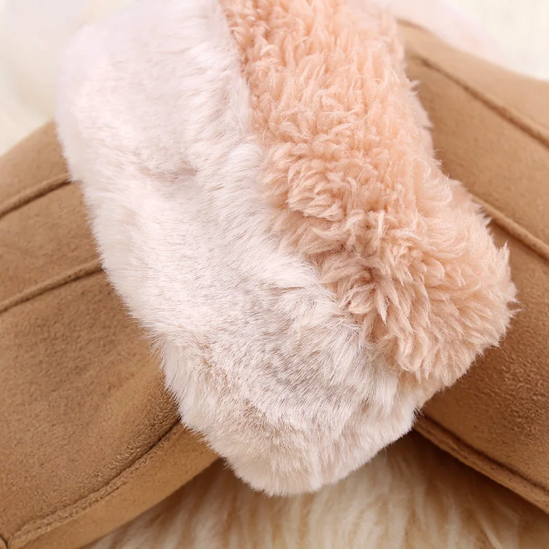 REALBY аксессуары для взрослых женские замшевые зимние перчатки luva теплые варежки