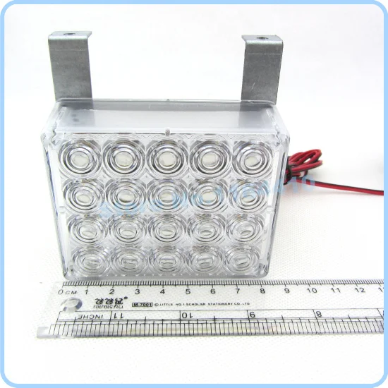 Новый автомобиль мульти Функция 2x20 светодиодный мерцающий светильник в красном