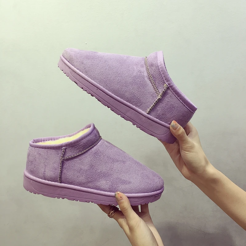 2018 Новые женские зимние ботинки сохраняющие тепло теплые плюшевые сапоги Для