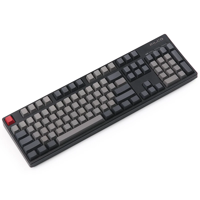 Пустые цветные pbt колпачки для ключей oem Вишневый профиль красный esc 108 клавиш usb