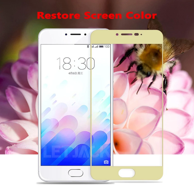 Закаленное стекло 9H для Meizu m3 M5s M5 Note полное покрытие Защита экрана U10 m3s mini