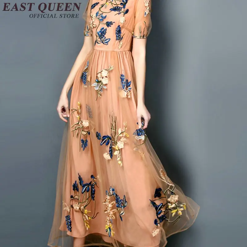 Женское летнее длинное платье Новое поступление 2019 Сетчатое милое пляжное