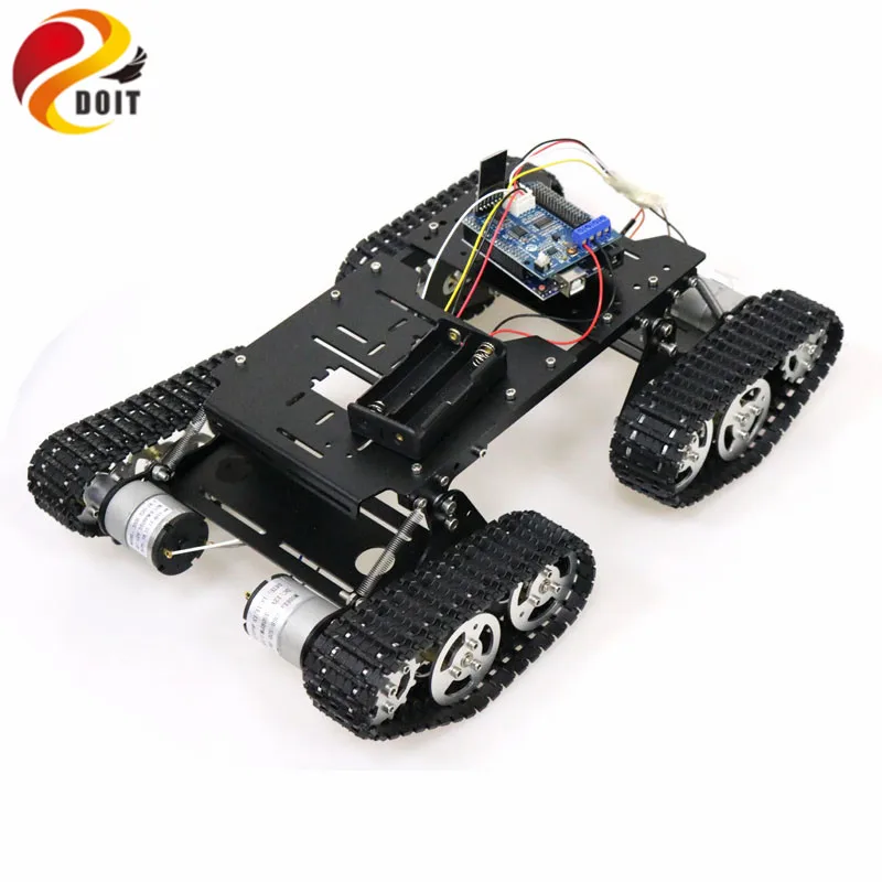 Wi-Fi/Bluetooth/PS2 управление RC 4wd Робот Танк шасси комплект с UNO R3 плата+ плата драйвера двигателя для Arduino DIY робот танк Chassi