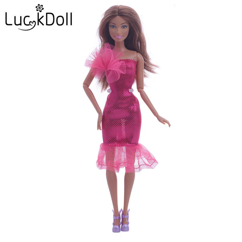 Новинка 2019 лидер продаж модное платье для куклы LUCKDOLL аксессуары вечерних кукол