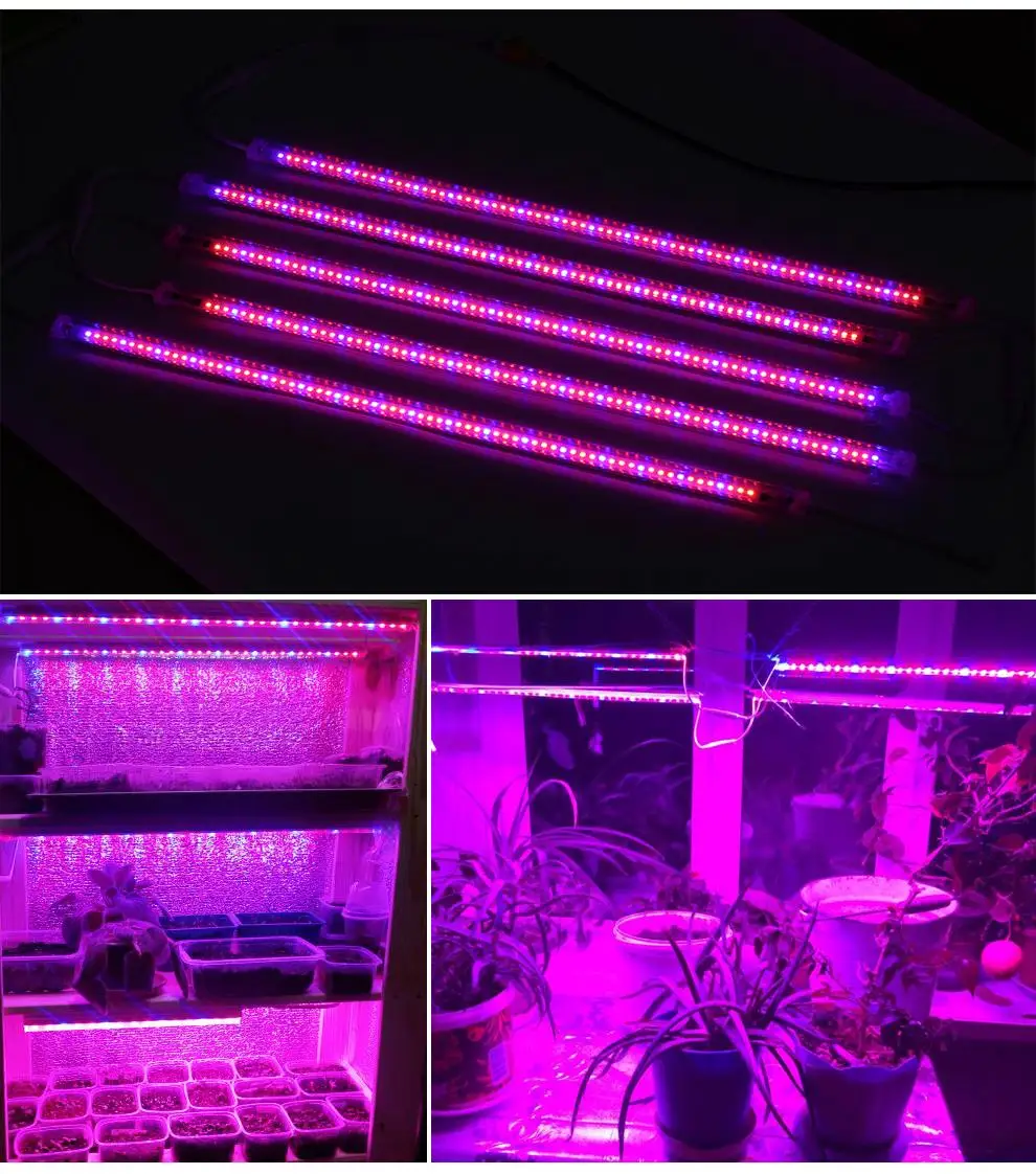 LED Grow Light AC220V High Luminous Efficiency Grow Light Tube IP67 Waterproof for Indoor or Outdoor plants growing