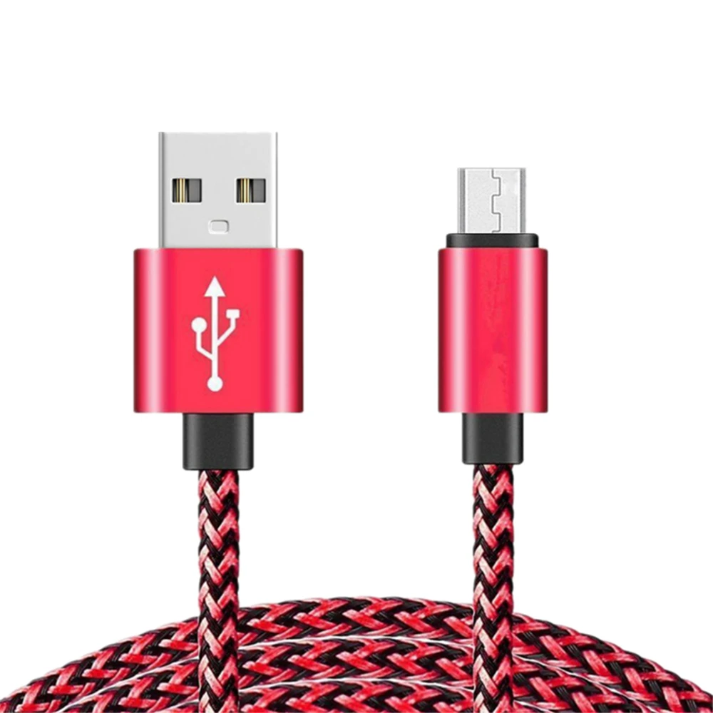 3 м 2 м микро Зарядка через usb кабель для Huawei Mate 7 8 для НУА Вэй слава 6 7 Redmi 5 6 6A samsung S4 S6 S7 для Android телефонов usb Зарядное устройство кабели для передачи данных