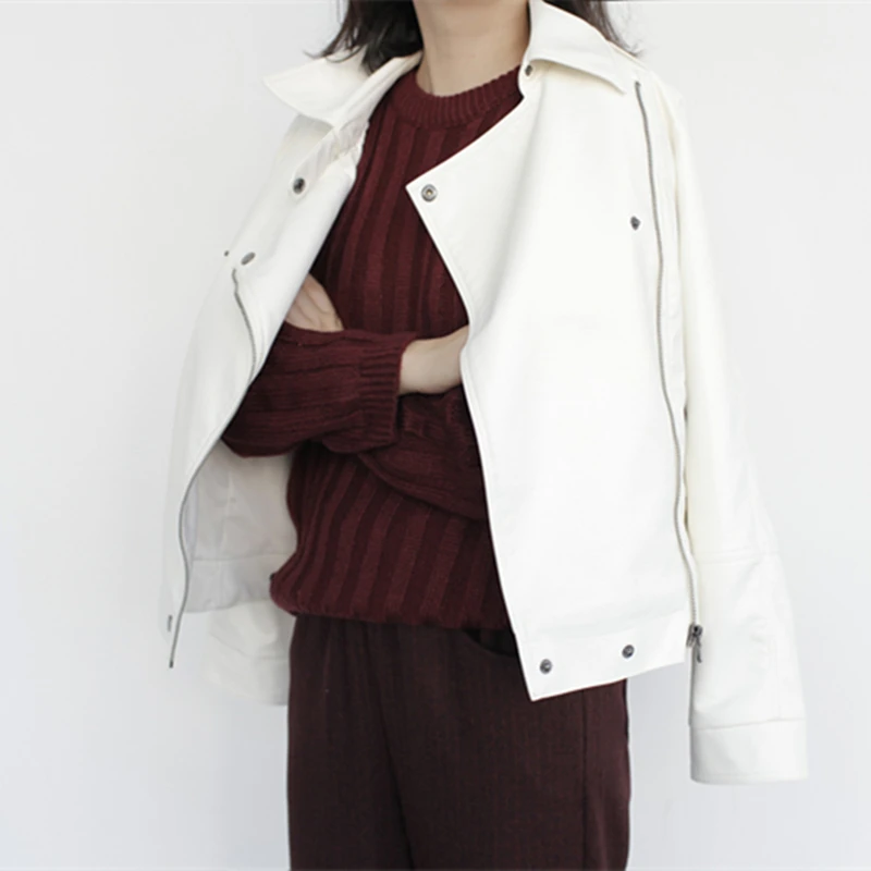2 цвета, XS-XL, большие размеры, кожаная куртка, женские куртки, пальто, мотоциклетные, мягкая, на молнии, для девушек, кожа,, Jaquetas De Couro