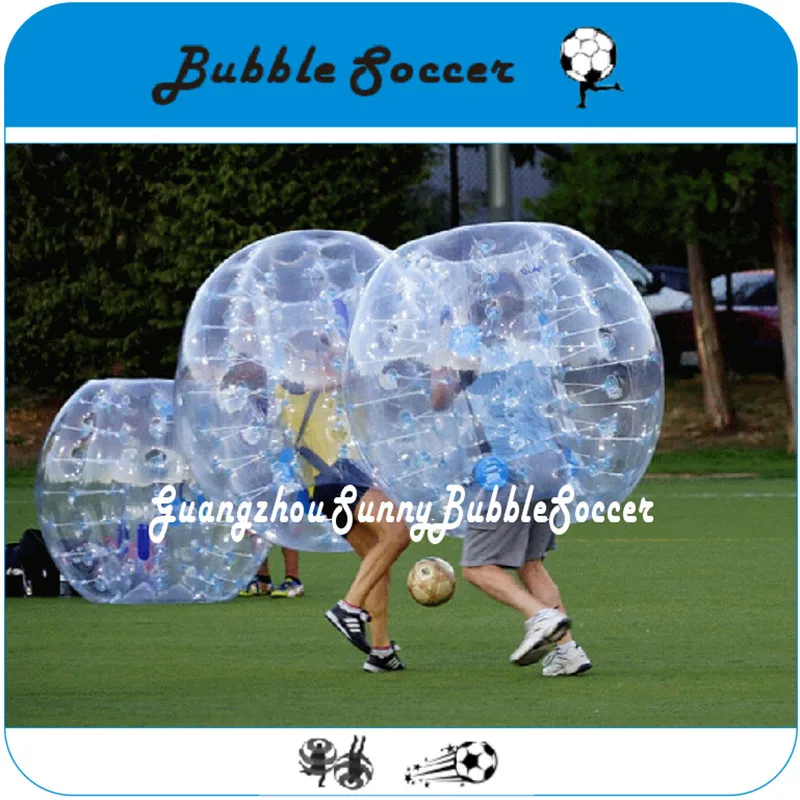 Бесплатная доставка захватывающие футбольные пузыри из термопластичного