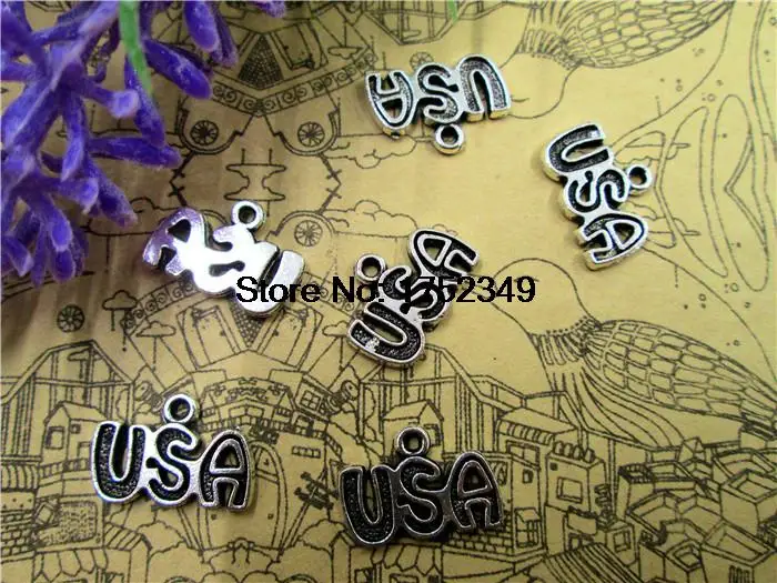 40 шт. подвески из США античного тибетского серебра 16x9 мм | Украшения и аксессуары