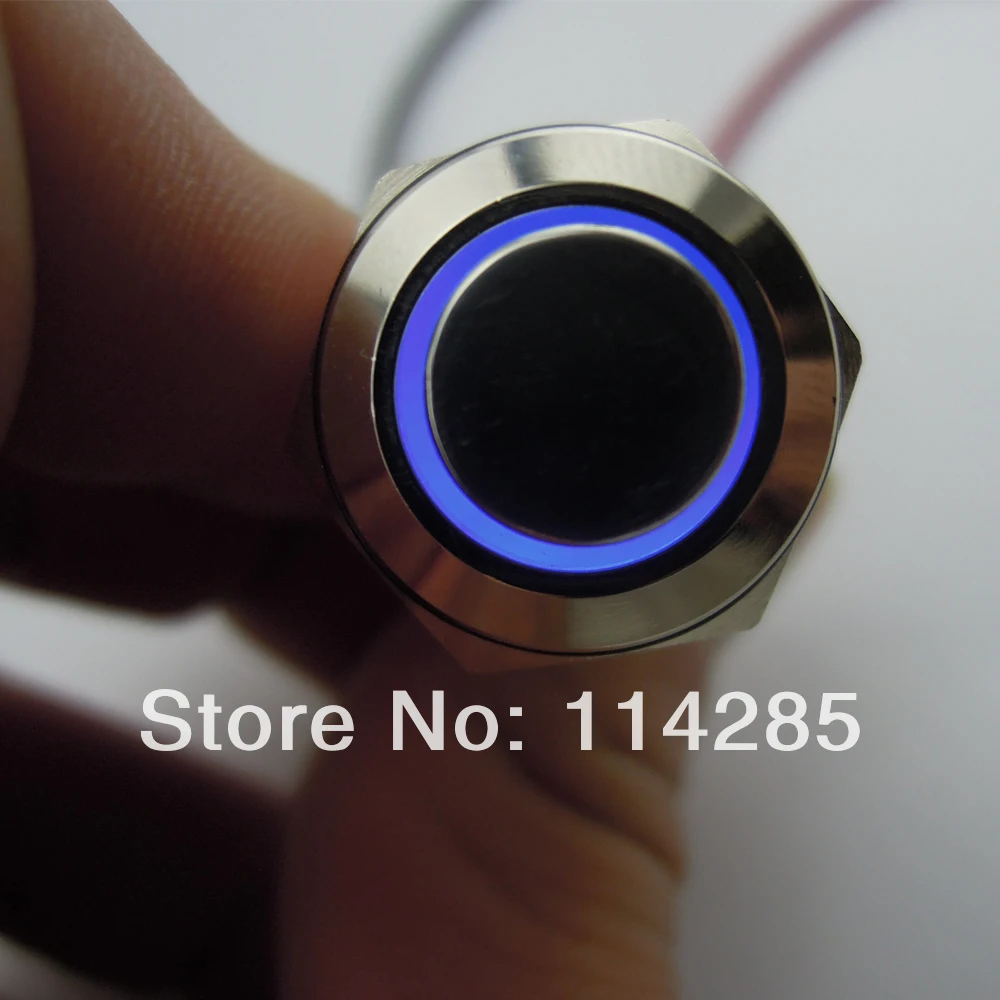 5 шт. металлическая кнопка ангельские глазки 12 в 16 мм|button switch on off|push button latching