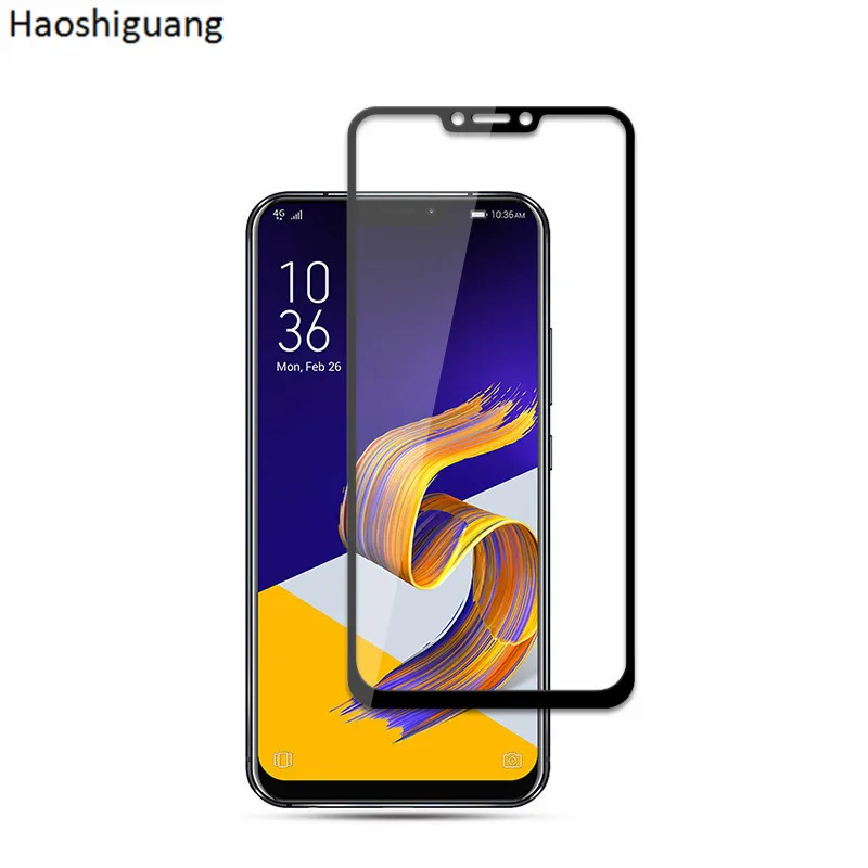 Закаленное стекло с полным клеем Zenfone 5z ZS620KL Защита экрана для Asus 5 z ZS 620KL 620 KL X00QD