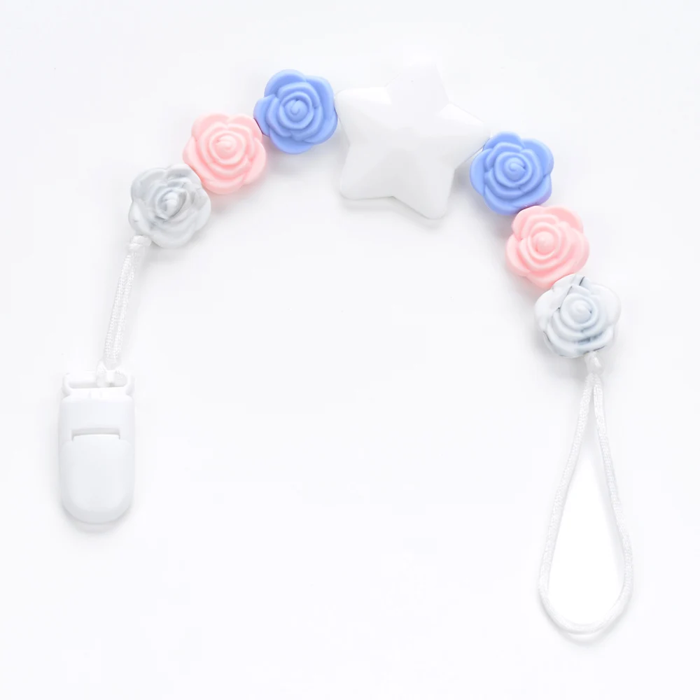 Детская переноска для прорезывания зубов зажим соски держатель силиконовый