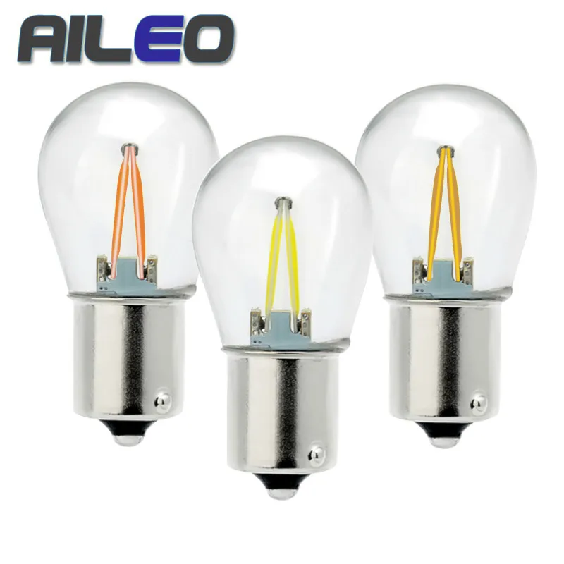 AILEO BA15S led BA15D p21w S25 7506 BAY15D 1156 1157 P21/5W тормозные огни задние фонари белый красный
