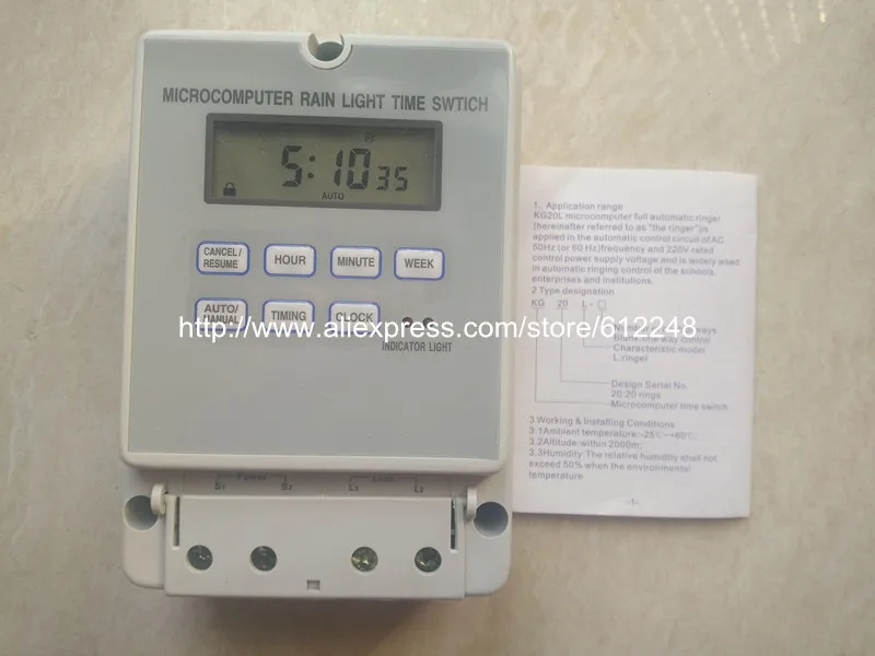 Программируемый программируемый микро компьютер 220VAC 25A|timer switch programmable|switch timertimer