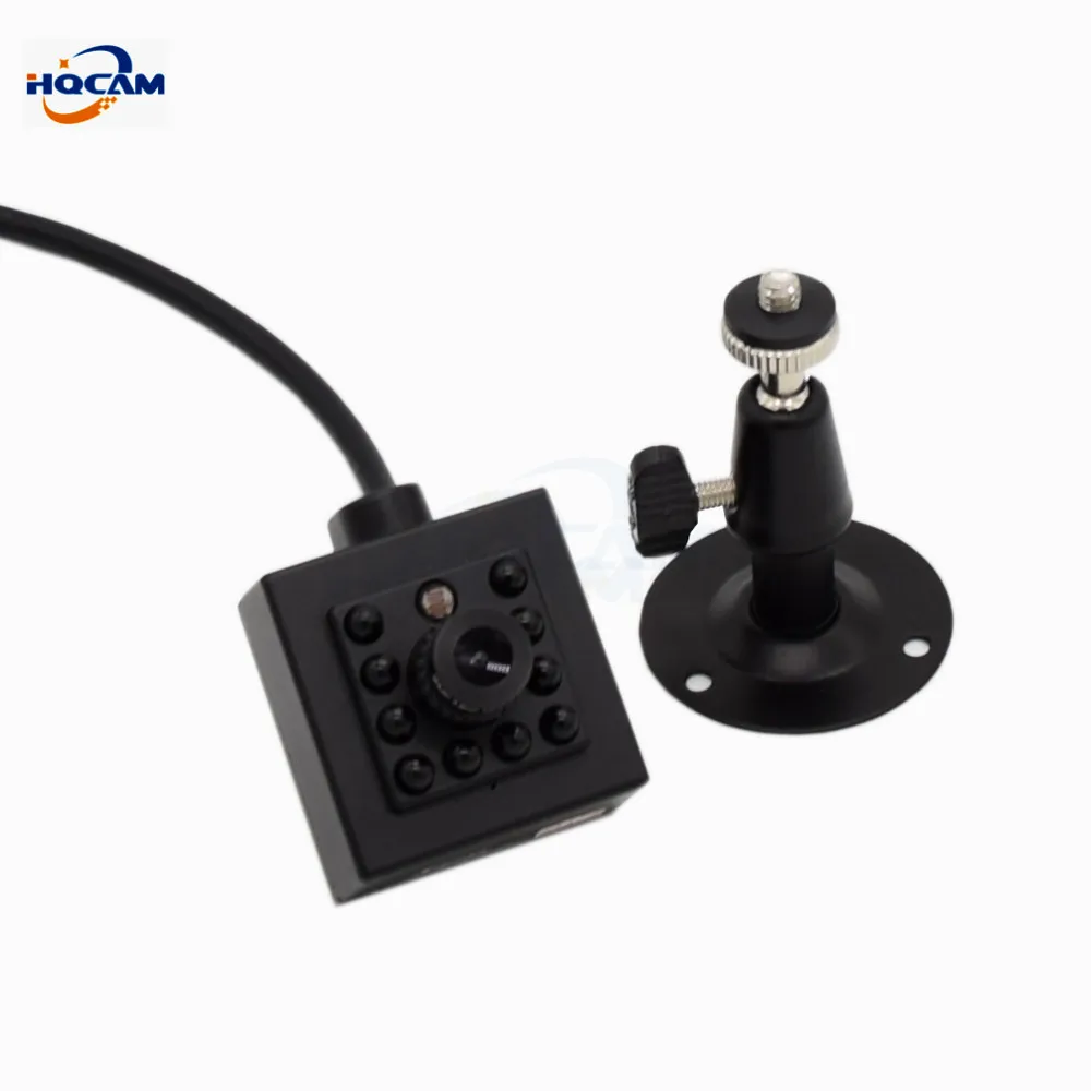 HQCAM 1080P 960P 720P POE Audi Onvif 25FPS Домашняя мини IP камера видеонаблюдения Встроенный