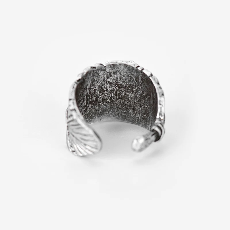 LGZH New Vintage Cuff Knuckle Finger Ring Antique Silver Gold Leaf Adjustable Bohemia Style Rings Women Jewelry Bijoux | Украшения и
