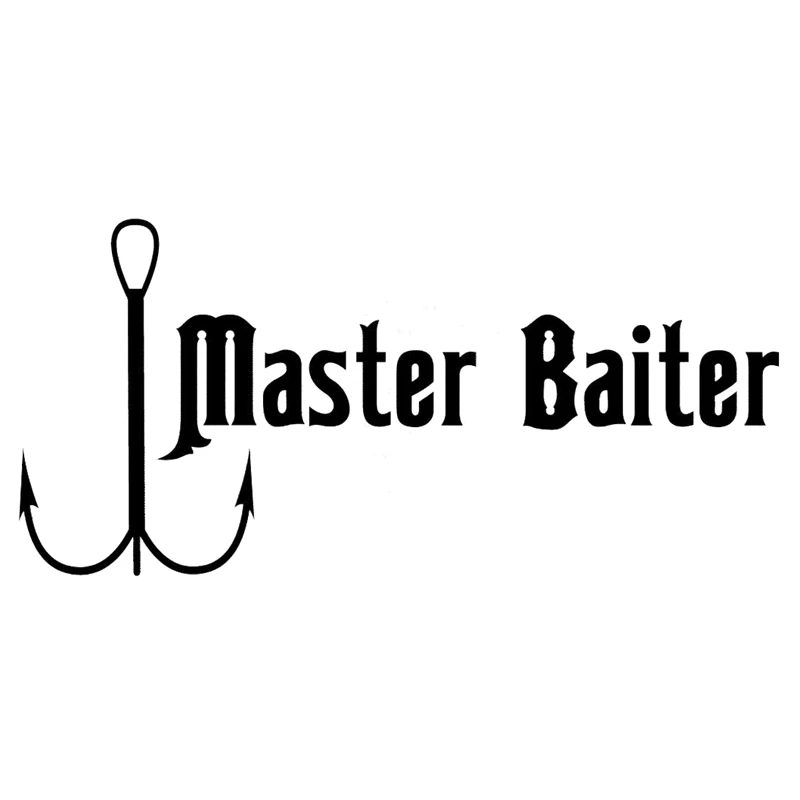 14 3 см * 6 7 Master Baiter Творческий автомобильный Стайлинг Декор виниловая