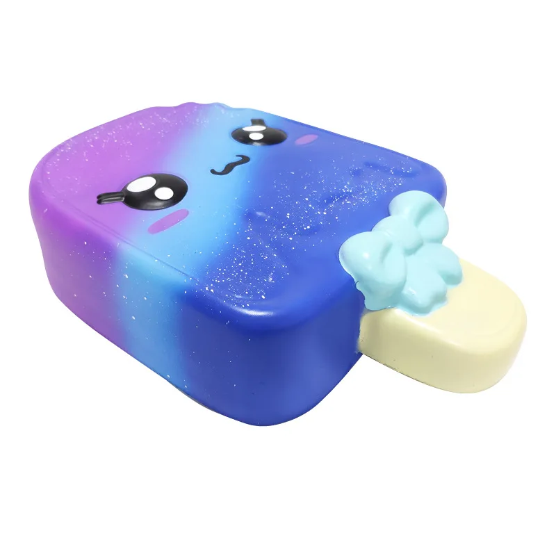 Бесплатная доставка 2 шт много-мягкими PU игрушки 28 см jumbo мороженое редко мягкими