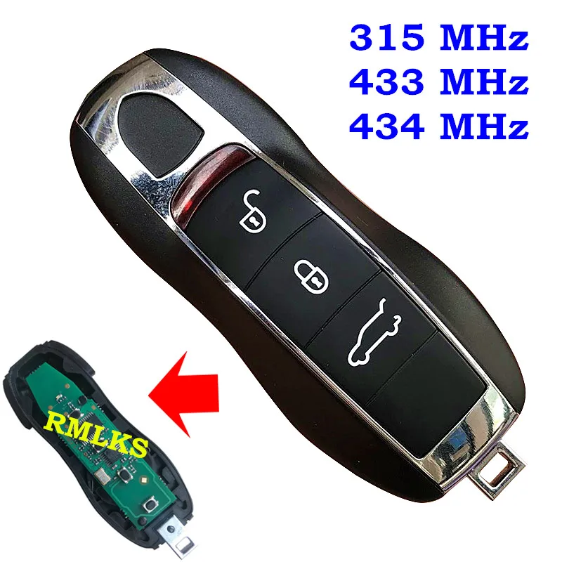 Для Porsche Panamera Macan Cayman 911 918 Spyder Cayenne 3 кнопки полная половина умный дистанционный