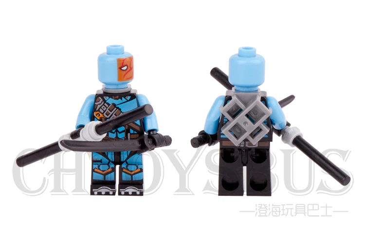 Один Продажу Deathstroke Слейд Wilson меч ружье Super Heroes Мстители Соберите маленькие