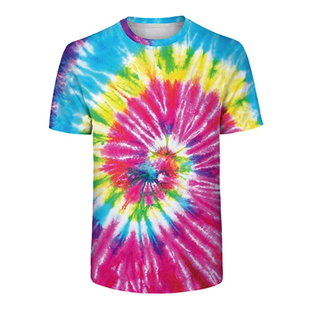 12 Tie Dye Футболка Топ Футболка Tye Die музыкальный фестиваль хипстер Инди Ретро для мужчин и женщин Летняя футболка - Цвет: 12