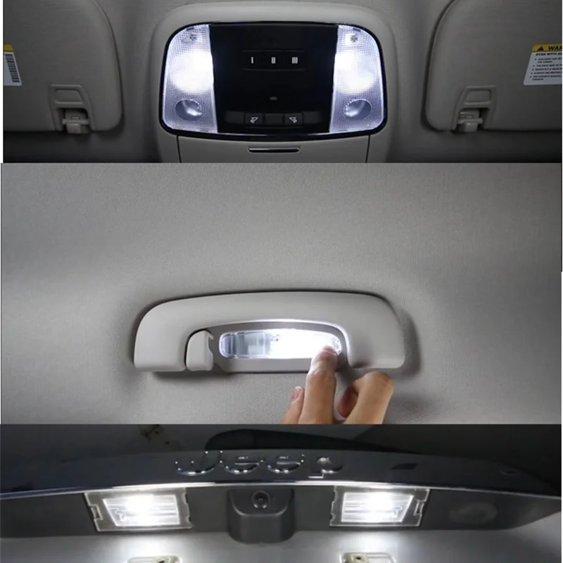 Shenlao 7X белые светодиодные с Canbus Автомобильный интерьер Комплект ламп для Hyundai Santa