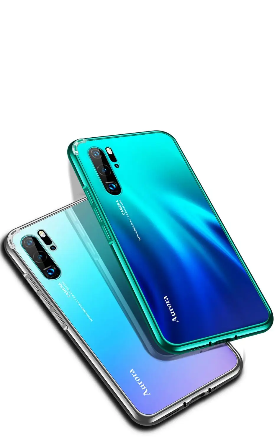 HUAWEI P30 Pro Metal glare multi-color phone case huawei P20 20pro Crescent buckle metal aurora color mobile Cover |