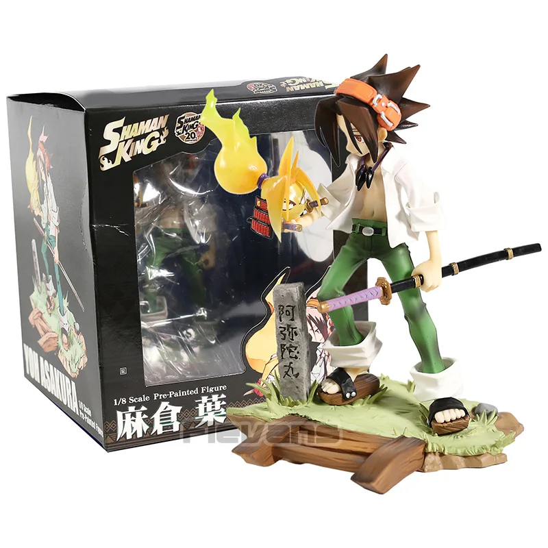 Shaman King Yoh Asakura масштаб 1/8 ПВХ фигурка Коллекционная модель игрушки фигурки |