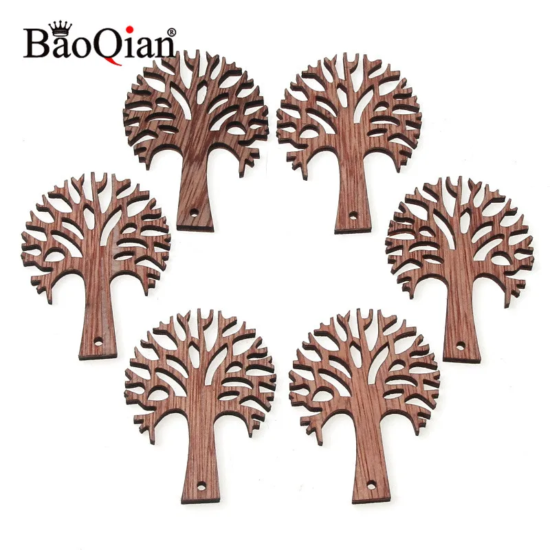 10 шт. коричневого цвета деревянные украшения для дерева поделок своими руками