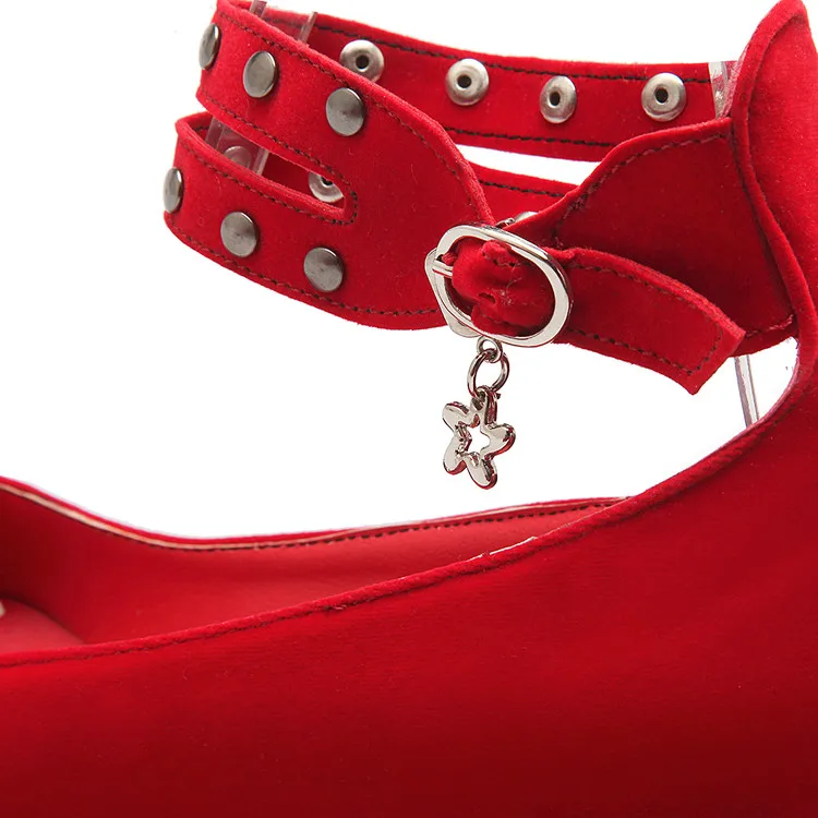 Свадебные туфли Акция; sapato feminino; большие размеры 34-51; Новинка года; женские туфли-лодочки на платформе и высоком каблуке Демисезонная обувь женская обувь; e1208